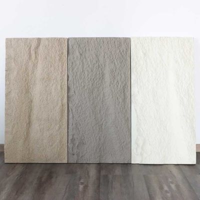 Mur de luxe du panneau un de pierre de Faux d'unité centrale 1200 * 600mm décoratifs 100mm