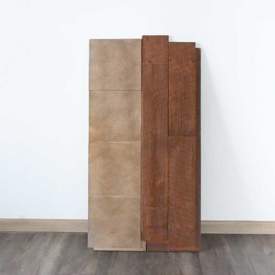 Mur de luxe du panneau un de pierre de Faux d'unité centrale 1200 * 600mm décoratifs 100mm