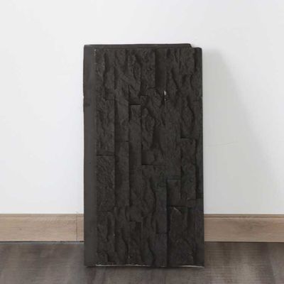 Panneau culturel Grey Simulation Polyurethane foncé 120 * 60cm de pierre d'unité centrale de décoration à la maison