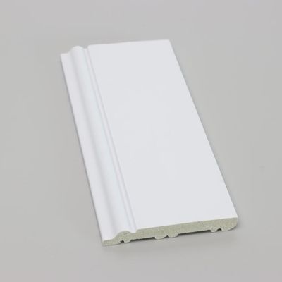 Plinthe blanche 2.9m de polystyrène de conseil de bordage de mur d'OEM picoseconde