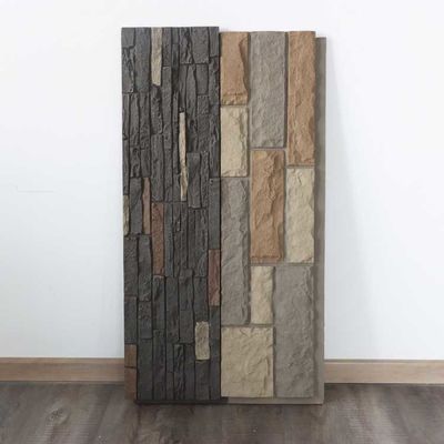 Panneau de mur de revêtement de texture de pierre 1,2 m Mousse légère Culture d'unité centrale Faux