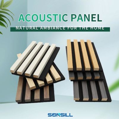 Panneau acoustique en fibre de polyester personnalisé ignifuge peint insonorisé