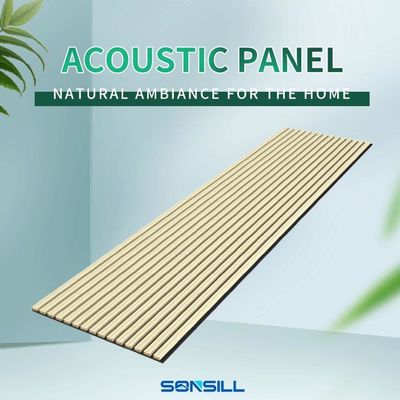 100% polyester + forces de défense principale avec insonorisation de forme carrée de panneau acoustique de placage