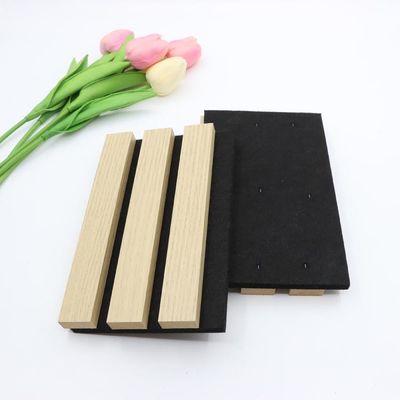 Panneau de panneaux acoustiques en polyester 3 mm - 25 mm noir insonorisé
