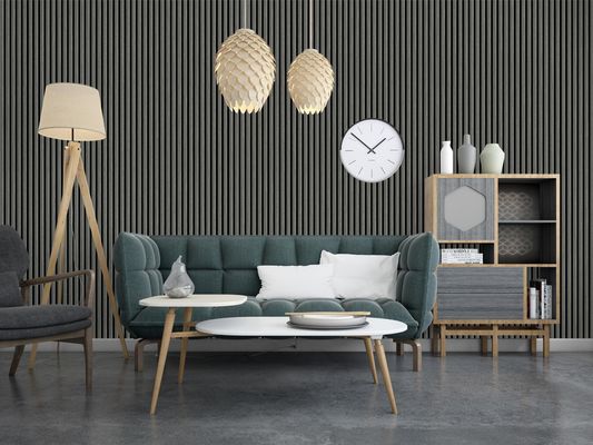 panneau cannelé acoustique insonorisé de panneau de 21*600*2400mm pour la décoration intérieure