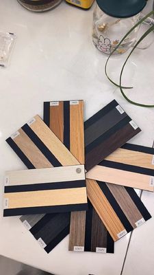 12 mm épaisseur panneau de plaque acoustique panneau mural en bois en ardoise pour la décoration de la maison
