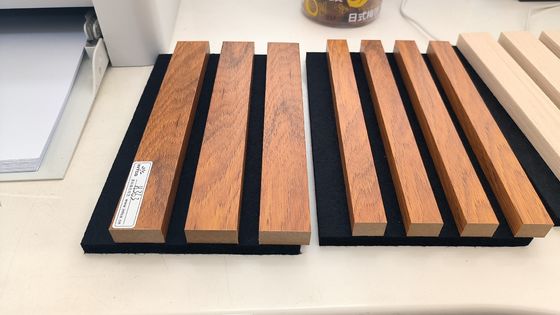 12 mm épaisseur panneau de plaque acoustique panneau mural en bois en ardoise pour la décoration de la maison