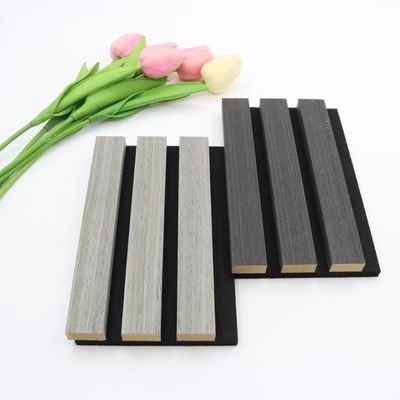 MDF absorbant le son, acoustique en bois, panneau de façade, matériau à flûte