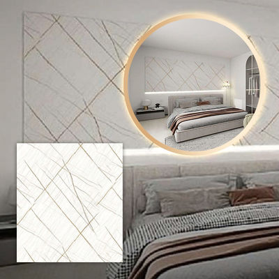 Plaque de marbre en PVC brillant/matte pour la décoration intérieure