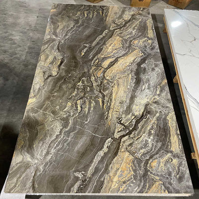 1220x2800mm Feuille de marbre en PVC décoratif intérieur