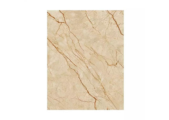 Panneaux de mur UV décoratifs de haute de PVC feuille imperméable brillante de marbre