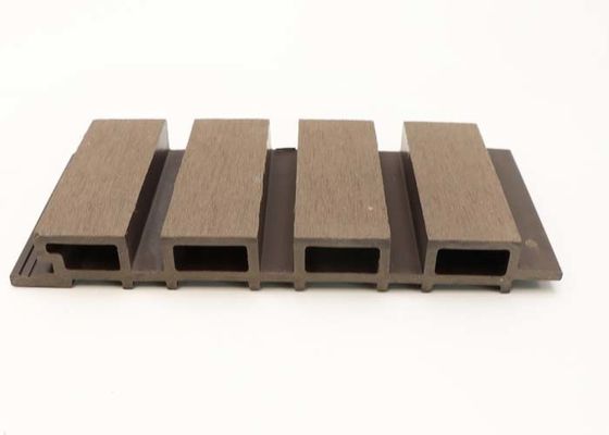 Panneaux de mur composés en plastique de PVC WPC de revêtement de mur extérieur en bois extérieur