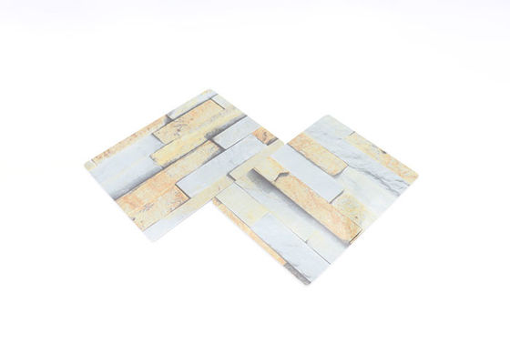 Feuille 3D de marbre de PVC de décor de murs intérieurs imprimant le conseil UV