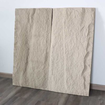 Panneau culturel Grey Simulation Polyurethane foncé 120 * 60cm de pierre d'unité centrale de décoration à la maison