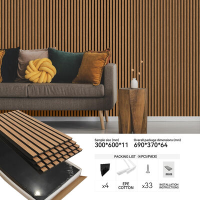 Panneau mural acoustique pour l’absorption acoustique et la décoration intérieure