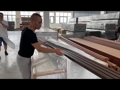 Panneaux muraux extérieurs de PVC Wpc de revêtement composé en plastique en bois extérieur de décoration