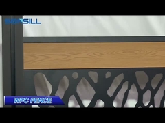 L'extrusion Wpc du jardin Co clôturent la preuve composée de rouille de Panel Wood Plastic