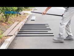 Plancher composé gravant en refief en bois de plate-forme de Decking de la texture WPC du plancher 3D imperméable