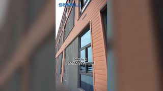 panneaux de revêtement de mur extérieur extérieur WPC