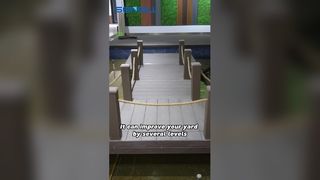 Decking extérieur de WPC