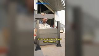 clôture en WPC extérieure