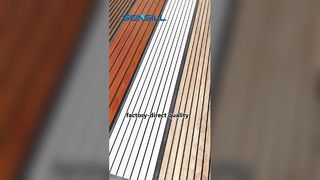 Panneau mural de plafond cannelé en PVC 4