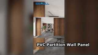 Panneau de cloison de séparation en PVC